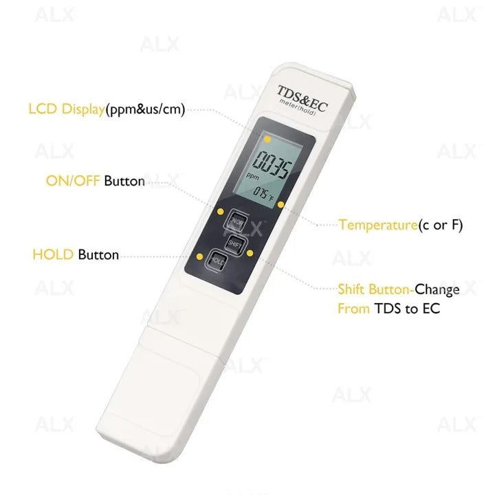 3-in-1 Digital Water Quality Testing Pen