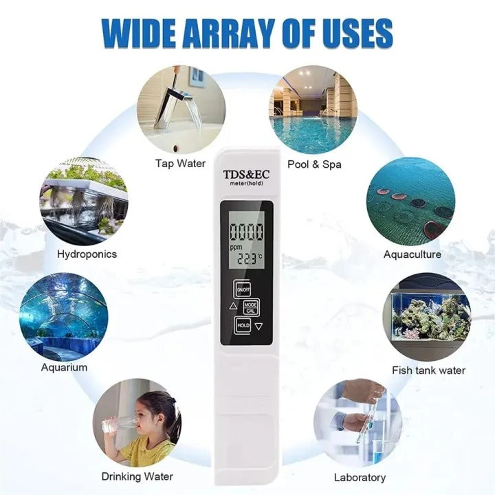 3-in-1 Digital Water Quality Testing Pen