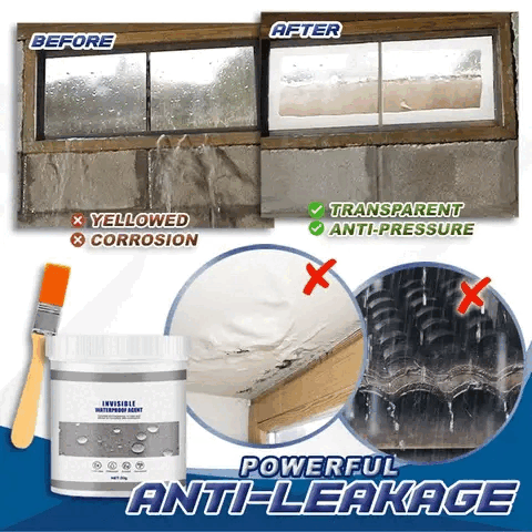 INVISIBLE WATERPROOF AGENT | REPAIR LIQUID LEAKAGE – (WITH BRUSH)