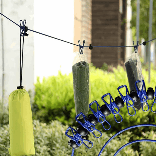 Clip Secure clothes Drying Rope