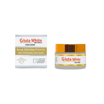 Gluta White Night Cream For Skin Whitening & Anti Aging Glutathione