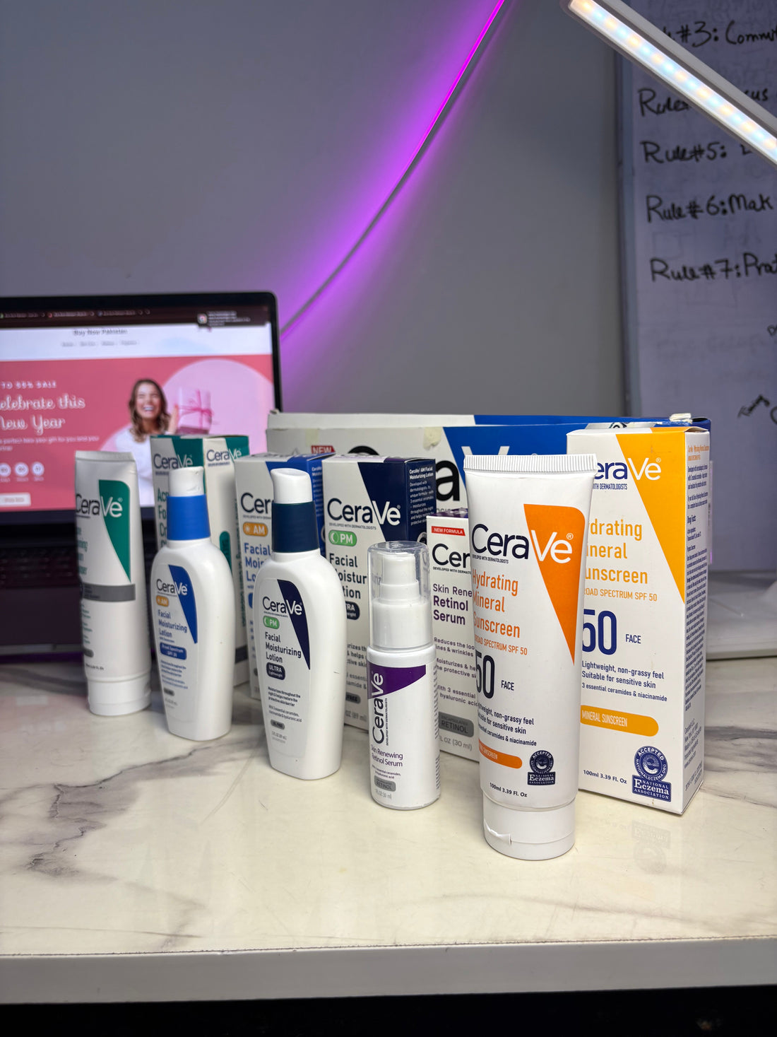 CeraVe Hydrating Mineral Facial Kit 5 In 1