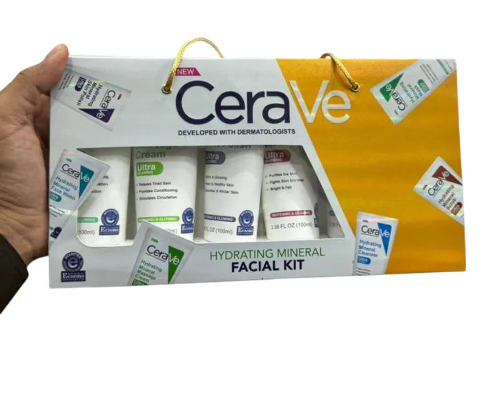 CeraVe Hydrating Mineral Facial Kit Imported Meterial (6pc pack)