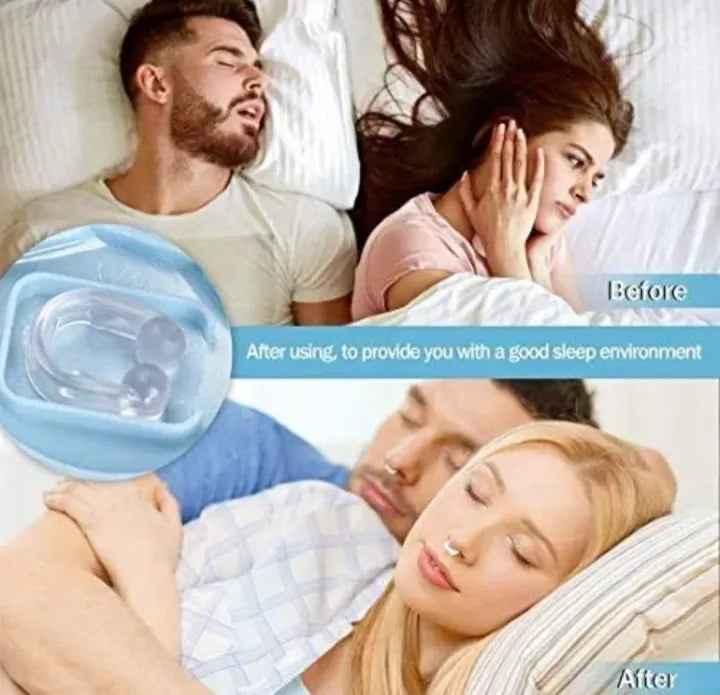 Magnetic Anti-Snoring Nose Clip (Silent Sleep Aid)