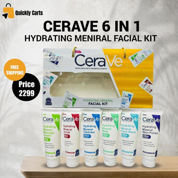 CeraVe Hydrating Mineral Facial Kit Imported Meterial (6pc pack)