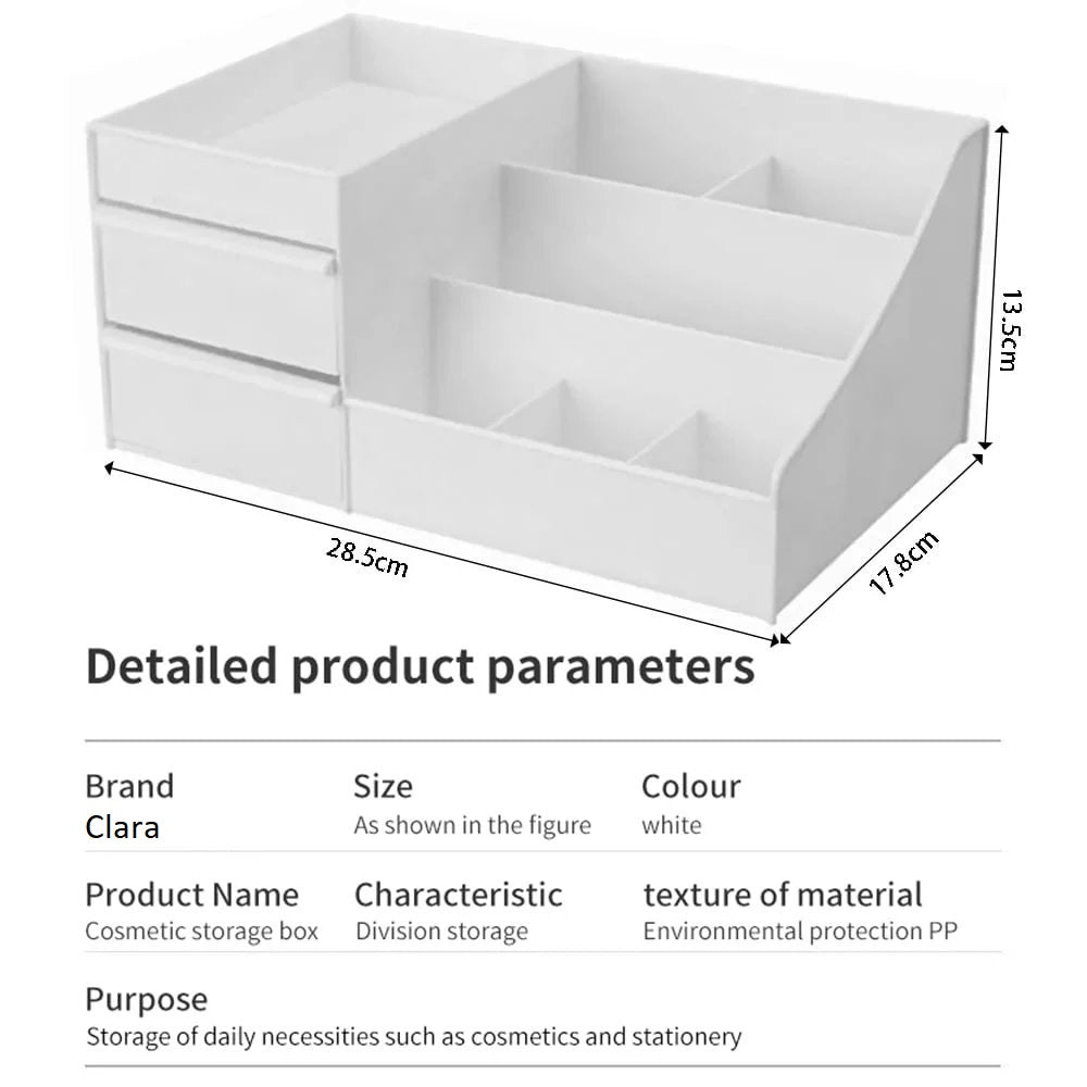 Beauty Bundle Large Makeup Organizer + FV Foundation + 4 Milk Jelly Tint Blush Deal