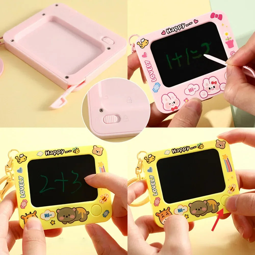 Kids Creative Mini Graffiti Board Keychain