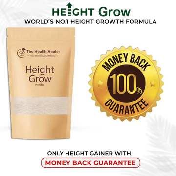 Height Growth Powder Grow for Teens & Adults Ayurvedic Height Grow Veda | Boost Your Height Naturally
